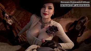 video косплей resident evil lady dimitrescu которая дрочит тебе хентай без цензуры созданный искусственным интеллектом sex
