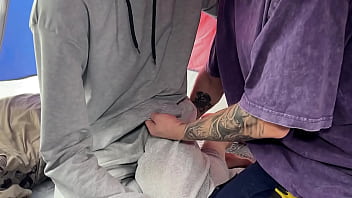 video full video daddy and two stepsons in a tent in the forest fuck two cute twinks and bring them to orgasm sex