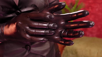 video asmr нитриловые перчатки и масло арья грандер sex