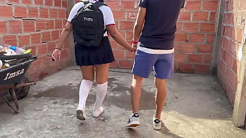 video домашний секс после школы с горячей большой задницей в униформе домашнее после школы sex
