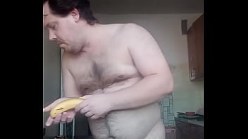 video this banana serves as a dick in my ass sex
