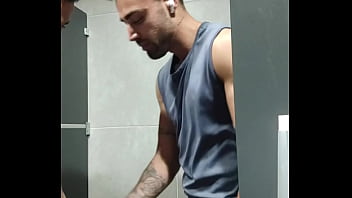video the guy was looking at me during training i took him to the bathroom and put him to breastfeed sex