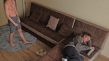 video the guy came out of the shower with a boner came up to me and fucked me in the mouth after which he fucked me sex