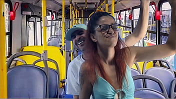 video student humped and fucked on the bus in public sex