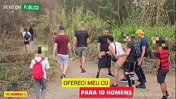 video i took 2 straight friends to fuck my ass in public where men usually go for a walk while each one takes a spot to sex