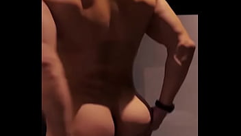 video athlete player shows me his huge round ass after a few drinks at the bar sex
