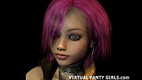 video 3d хентай стриптизерша в крошечных розовых трусиках sex