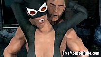 video ウルヴァリンによって屋外で犯される3dキャットウーマン sex