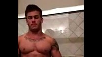 video マイケルホフマンが自分の精液を食べて自慰行為をしている sex
