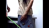 video 中国の女の子のための缶詰のスパンキング sex